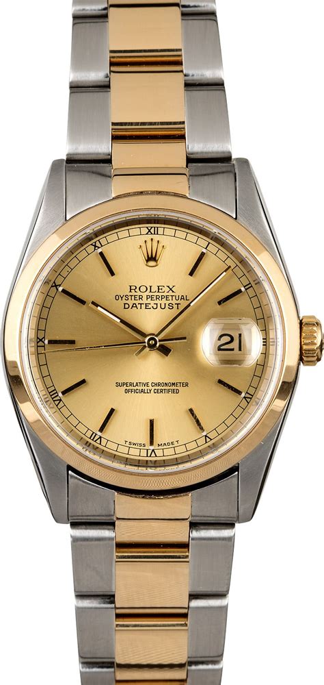 rolex datejust 16203 oyster|Rolex Datejust 16203 for sale.